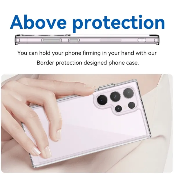 CRYSTAL Ochranný kryt pre Samsung Galaxy S24 Ultra 5G priehľadný