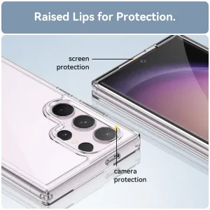 CRYSTAL Ochranný kryt pre Samsung Galaxy S24 Ultra 5G priehľadný