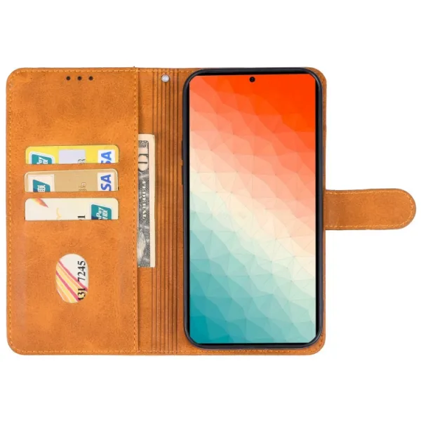SMOOTH Peňaženkové puzdro pre Samsung Galaxy S24 Ultra 5G hnedé