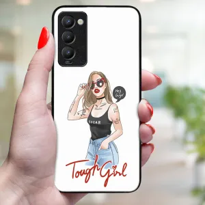 MY ART Ochranný obal pre Tecno Camon 18  TOUGH GIRL (131)