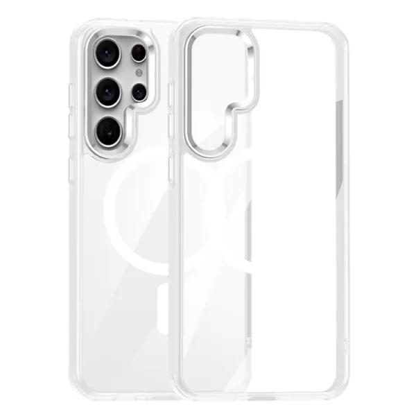 TRANSPARENT MAGSAFE Kryt pre Samsung Galaxy S24 Ultra 5G biely