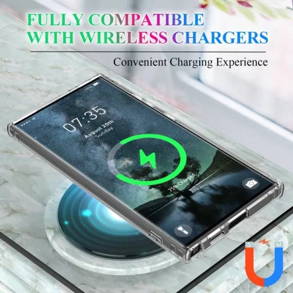 TRANSPARENT MAGSAFE Kryt pre Samsung Galaxy S24 Ultra 5G priehľadný