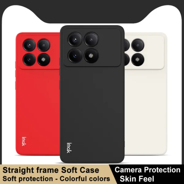 IMAK RUBBER Silikónový obal Xiaomi Poco X6 Pro 5G čierny