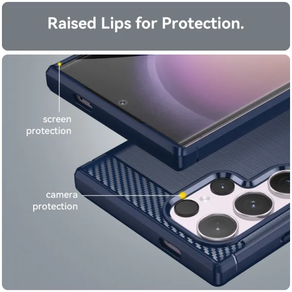 FLEXI TPU Ochranný kryt Samsung Galaxy S24 Ultra 5G modrý