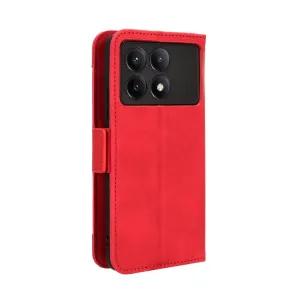 SLOT Peňaženkový obal pre Xiaomi Poco X6 Pro 5G červený