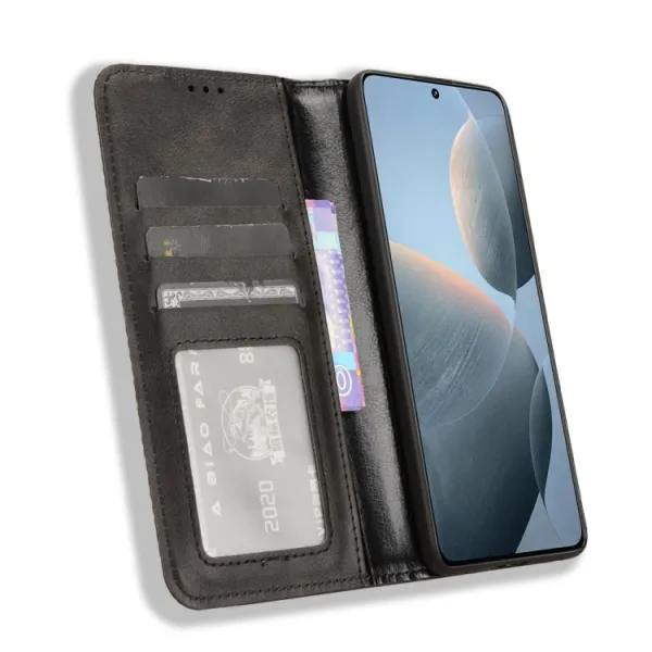 BUSINESS Peňaženkový kryt pre Xiaomi Poco X6 Pro 5G čierny
