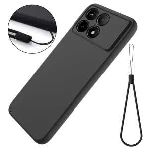 RUBBER Ochranný kryt pre Xiaomi Poco F6 Pro čierny