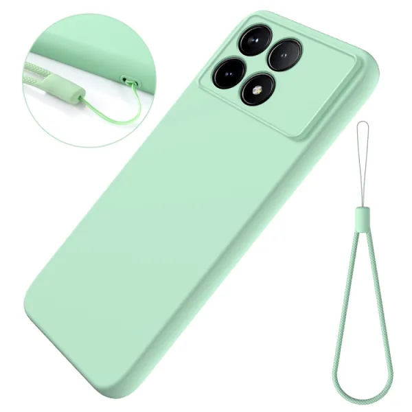 RUBBER Ochranný kryt pre Xiaomi Poco F6 Pro zelený
