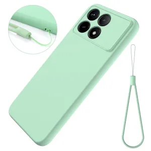 RUBBER Ochranný kryt pre Xiaomi Poco F6 Pro zelený