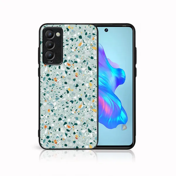 MY ART Ochranný obal pre Tecno Camon 18 BLUE TERRAZZO (164)