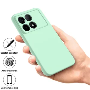 RUBBER Ochranný kryt pre Xiaomi Poco F6 Pro zelený