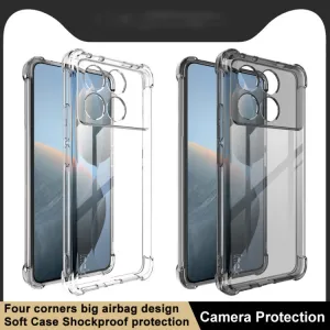 IMAK Ochranný silikónový obal pre Xiaomi Poco X6 Pro 5G čierny