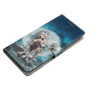 ART Peňaženkový kryt pre Samsung Galaxy A05s WOLVES