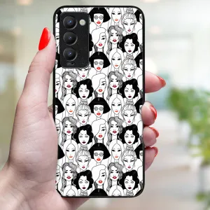 MY ART Ochranný obal pre Tecno Camon 18 LIPSTICK (174)