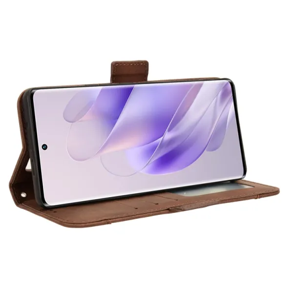 SLOT Peňaženkový obal pre Infinix Zero 30 5G hnedý