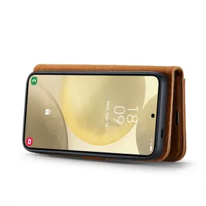 DG.MING Peňaženkový obal 2v1 Samsung Galaxy S24 Plus 5G hnedý
