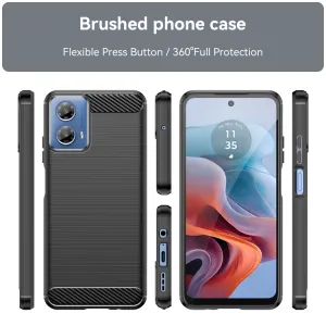 FLEXI TPU Ochranný kryt Motorola Moto G34 5G čierny