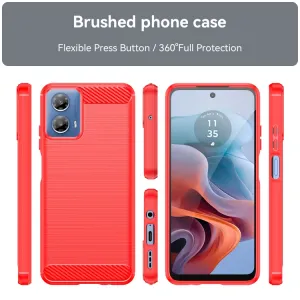 FLEXI TPU Ochranný kryt Motorola Moto G34 5G červený