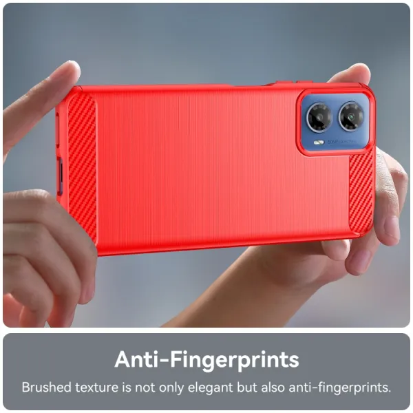 FLEXI TPU Ochranný kryt Motorola Moto G34 5G červený