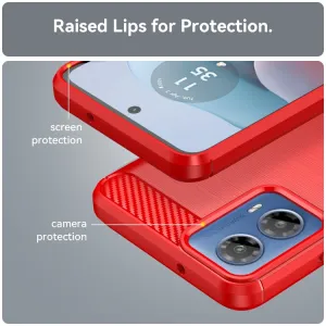 FLEXI TPU Ochranný kryt Motorola Moto G34 5G červený