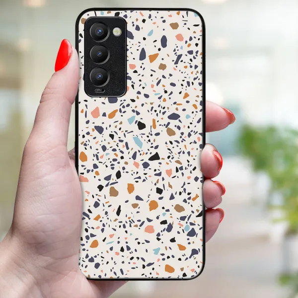 MY ART Ochranný obal pre Tecno Camon 18 BEIGE TERRAZZO (162)