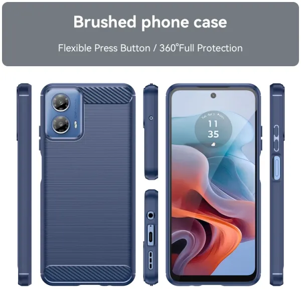 FLEXI TPU Ochranný kryt Motorola Moto G34 5G modrý
