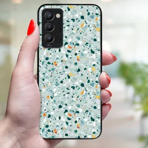 MY ART Ochranný obal pre Tecno Camon 18 BLUE TERRAZZO (164)