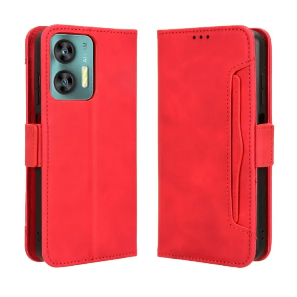 SLOT Peňaženkový obal pre Oukitel C35 / Oukitel C36 červený