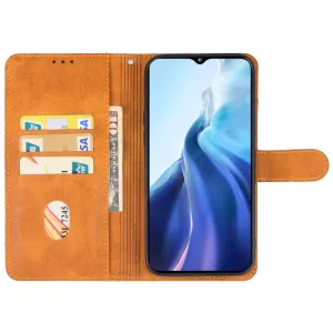 SMOOTH Peňaženkové puzdro pre Oukitel C36 hnedé