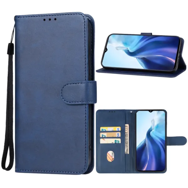 SMOOTH Peňaženkové puzdro pre Oukitel C36 modré