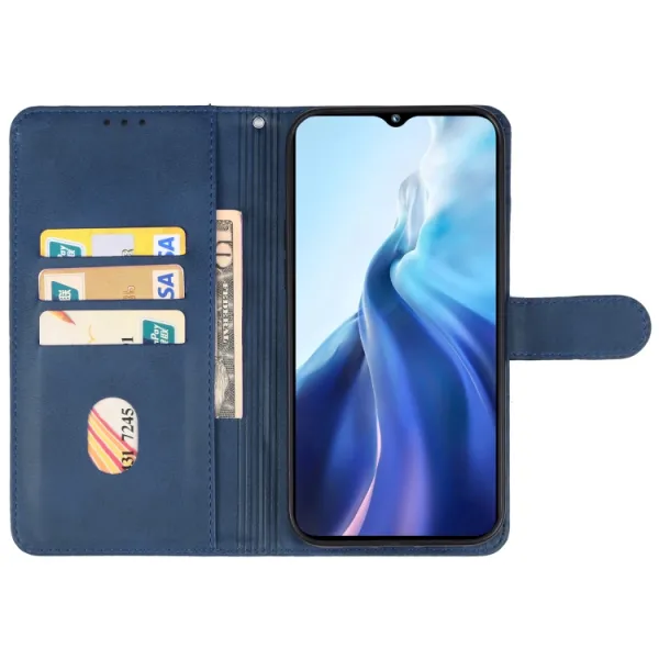 SMOOTH Peňaženkové puzdro pre Oukitel C36 modré