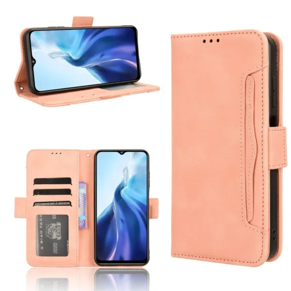SLOT Peňaženkový obal pre Oukitel C35 / Oukitel C36 ružový