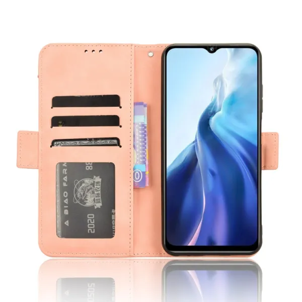 SLOT Peňaženkový obal pre Oukitel C35 / Oukitel C36 ružový