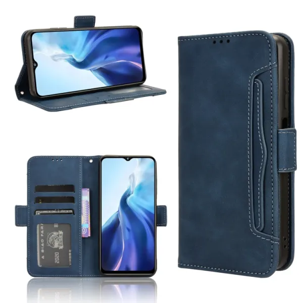 SLOT Peňaženkový obal pre Oukitel C35 / Oukitel C36 modrý