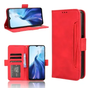 SLOT Peňaženkový obal pre Oukitel C35 / Oukitel C36 červený