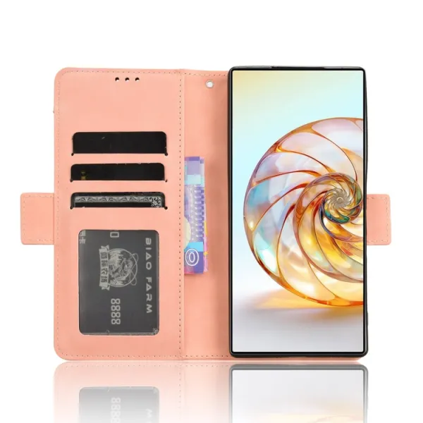 SLOT Peňaženkový obal pre Nubia Z60 Ultra ružový