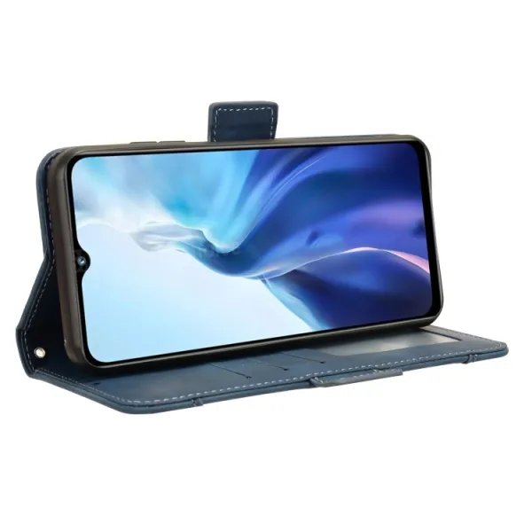 SLOT Peňaženkový obal pre Oukitel C35 / Oukitel C36 modrý