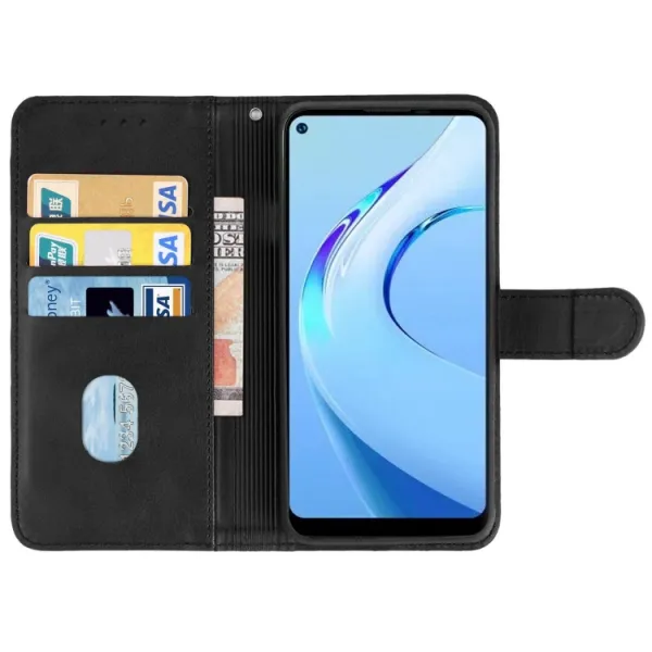 SMOOTH Peňaženkové puzdro pre Oukitel C21 Pro čierne