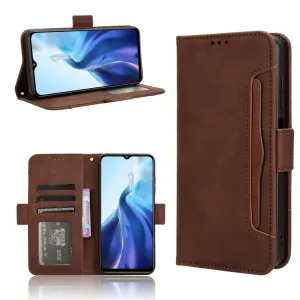 SLOT Peňaženkový obal pre Oukitel C35 / Oukitel C36 hnedý