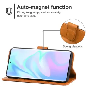 SMOOTH Peňaženkové puzdro pre ZTE Axon 40 Ultra hnedé