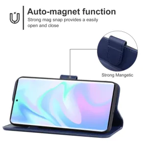 SMOOTH Peňaženkové puzdro pre ZTE Axon 40 Ultra modré
