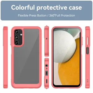 CRYSTAL Ochranný kryt pre Samsung Galaxy A15 / A15 5G červený