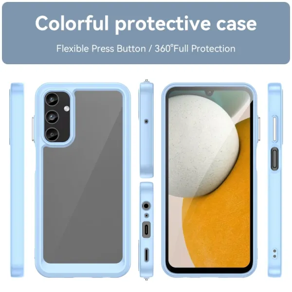 CRYSTAL Ochranný kryt pre Samsung Galaxy A05s modrý