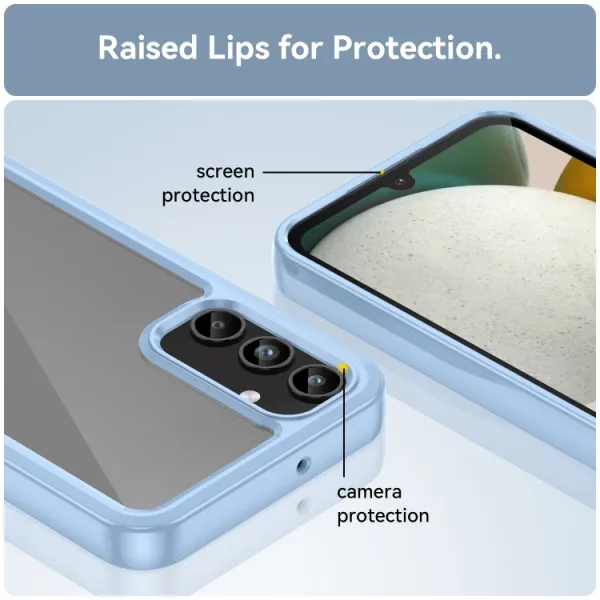 CRYSTAL Ochranný kryt pre Samsung Galaxy A05s modrý