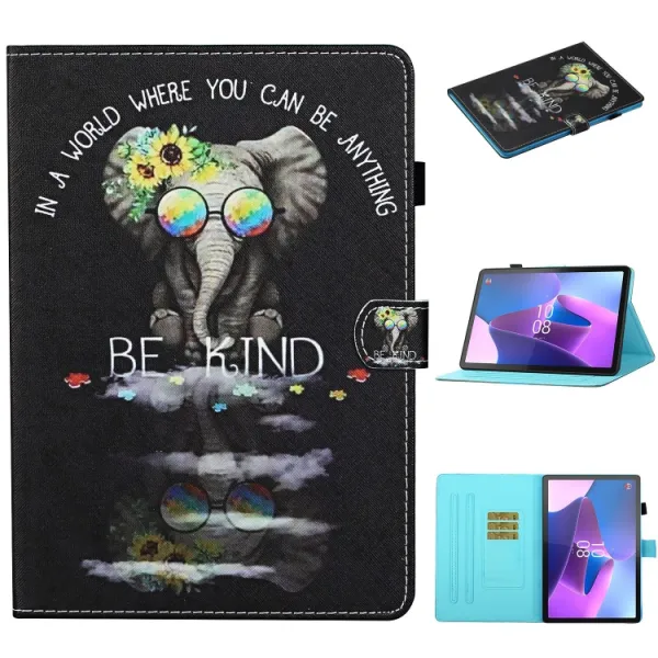 ART Zaklápacie puzdro pre Lenovo Tab P12 ELEPHANT