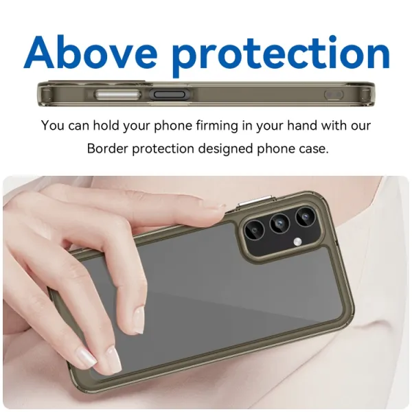 CRYSTAL Ochranný kryt pre Samsung Galaxy A05s šedý