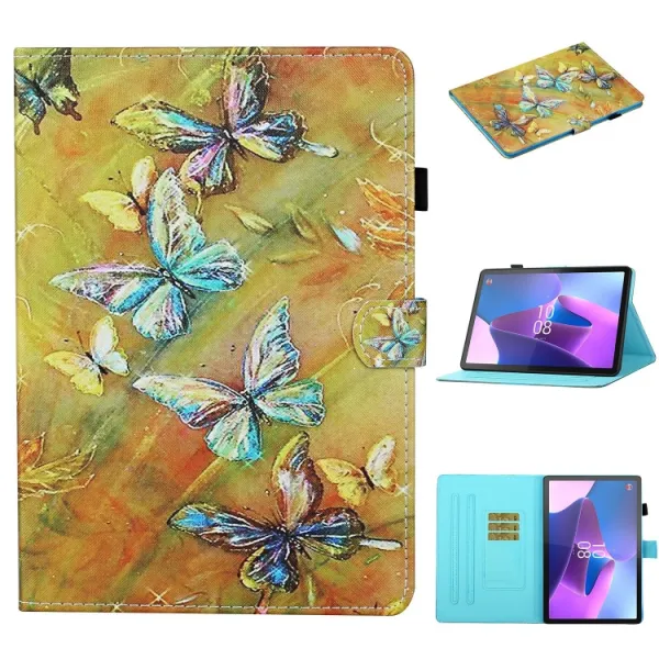 ART Zaklápacie puzdro pre Lenovo Tab P12 BUTTERFLY