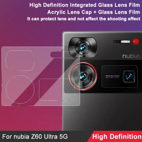 IMAK FULL COVER Sklo pre fotoaparát Nubia Z60 Ultra