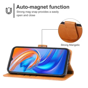 SMOOTH Peňaženkové puzdro pre Blackview BV9200 hnedé