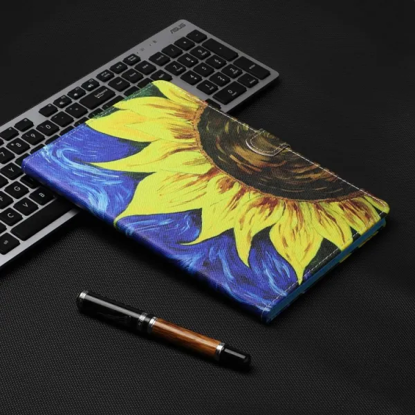 ART Zaklápacie puzdro pre Lenovo Tab P12 SUNFLOWER